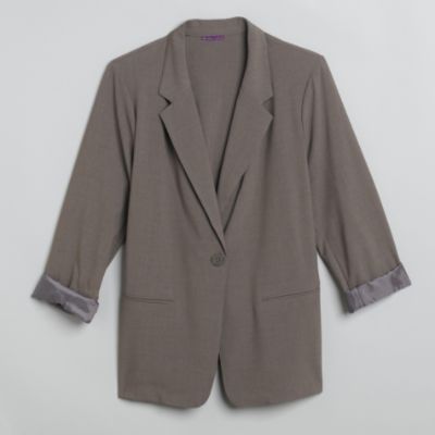 Briggs Women's Plus Boyfriend Jacket at Sears.com