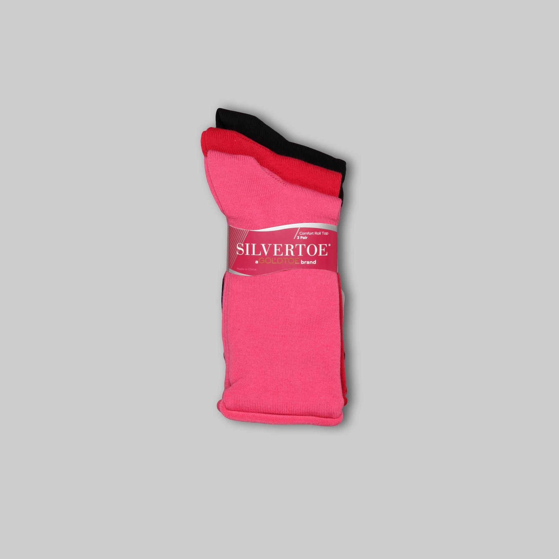 Silvertoe Women's Roll Top Socks - 3 Pairs at Sears.com