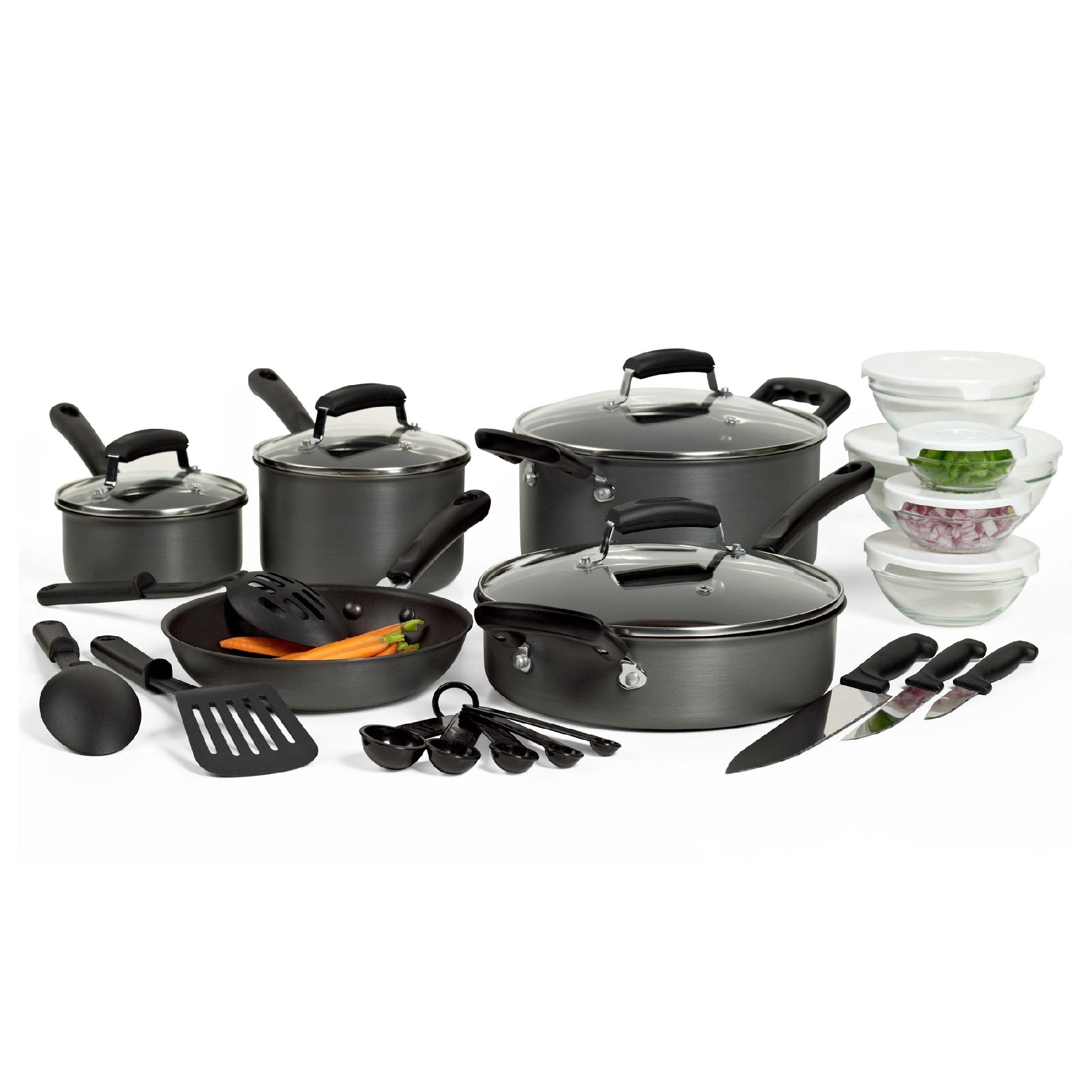 Basic Essentials 25 piece Hard Anodized Mega Set
