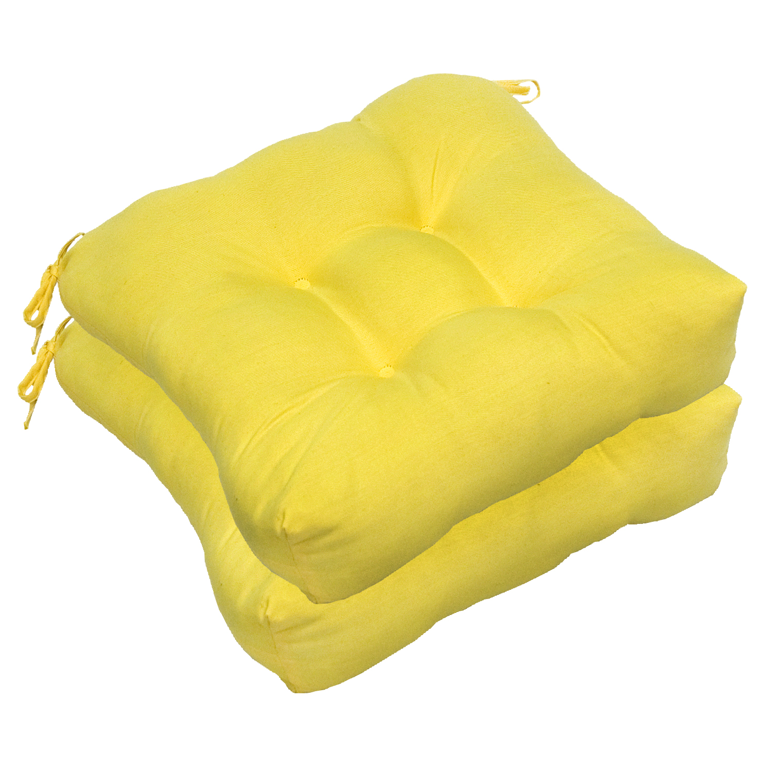 Greendale Home Fashions Set of Two, 20" Outdoor Chair Cushions, Sunbeam Yellow at Sears.com