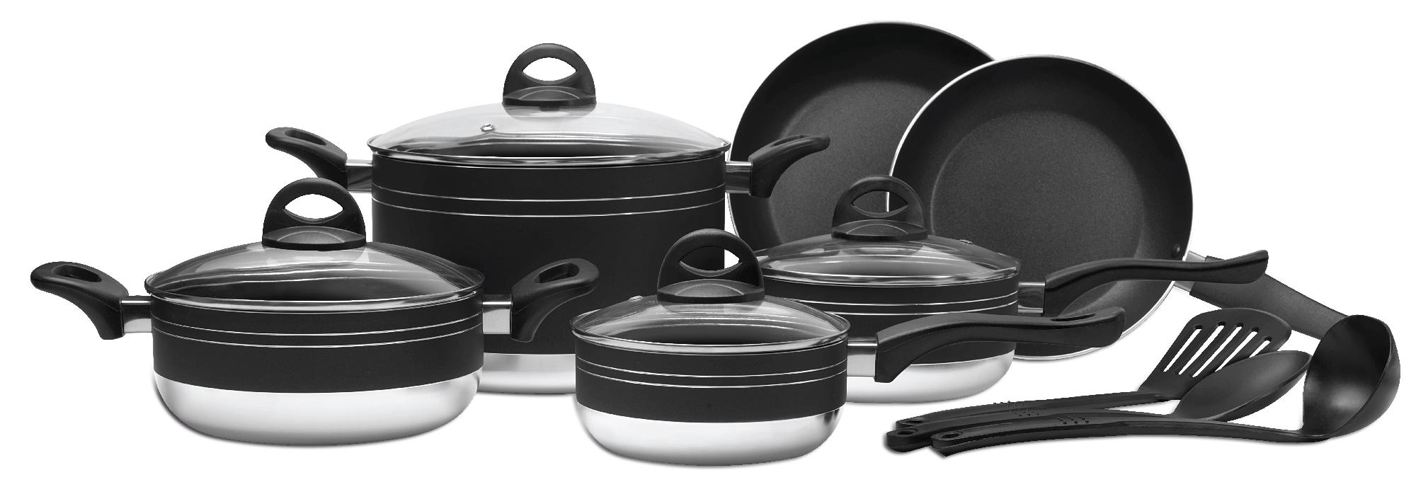 Ragalta 13pc Non-Stick Aluminum Cookware Set