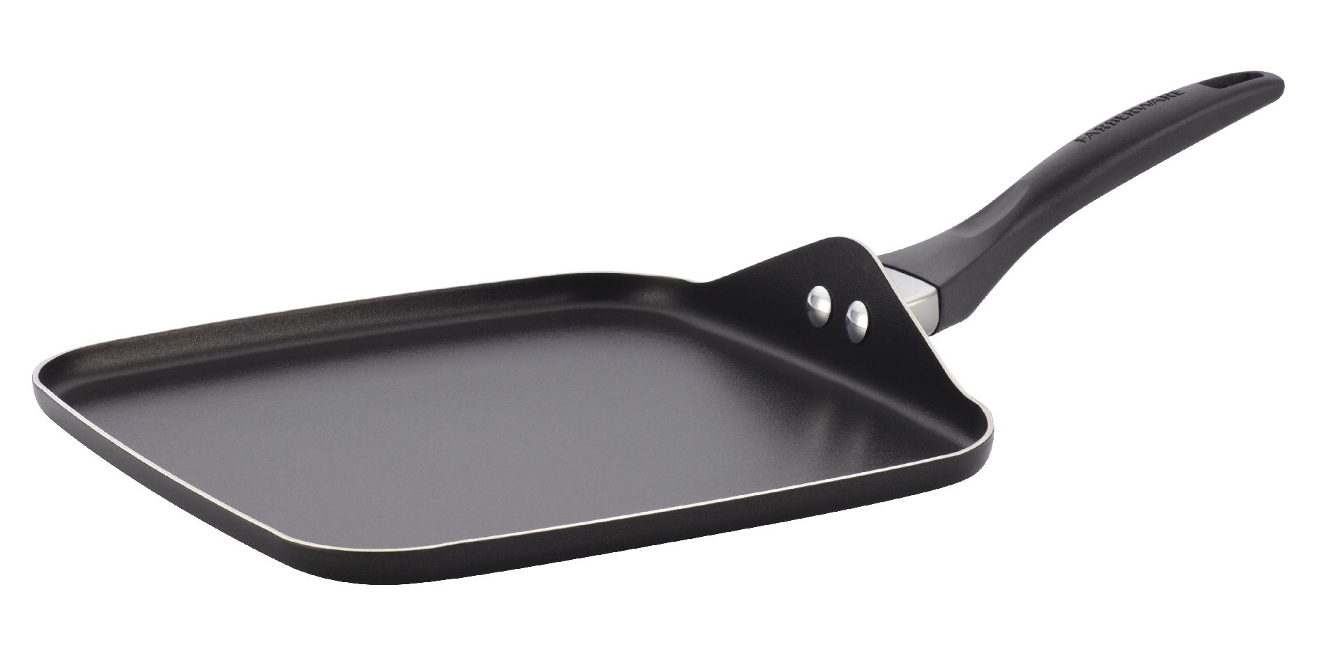 Farberware Dishwasher Safe Nonstick 11-Inch Square Griddle  Black