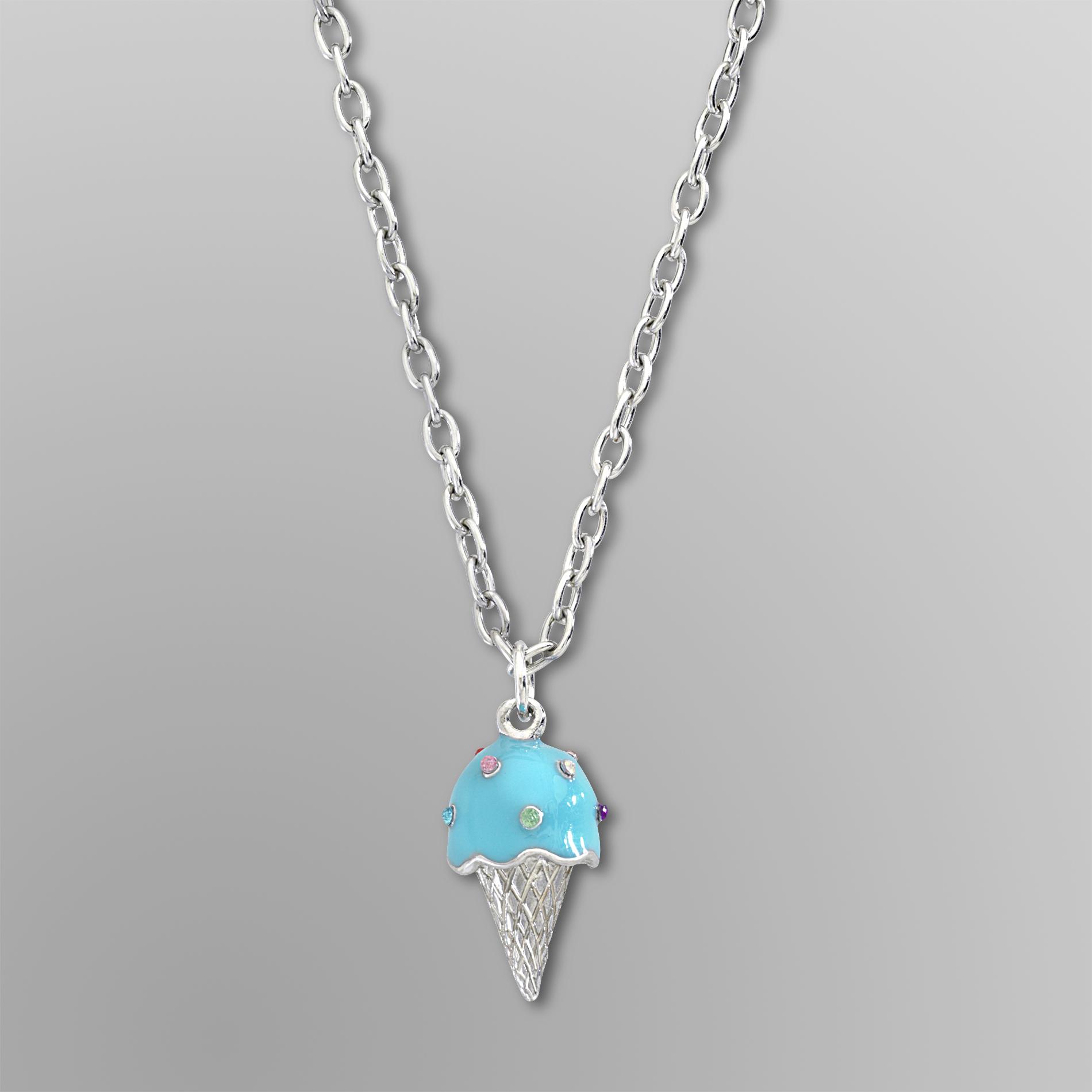Accessories Girl's Pendant Necklace - Ice Cream at Kmart.com