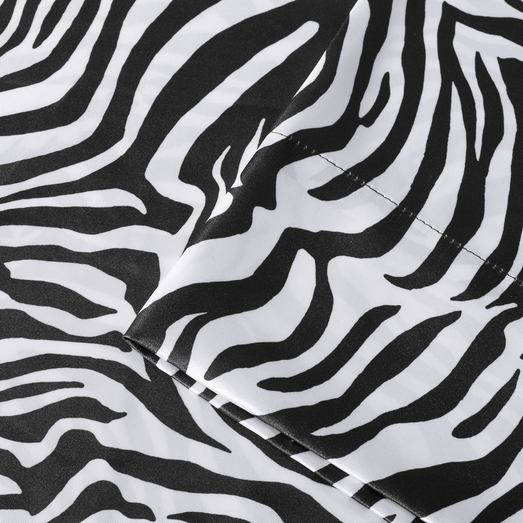 Premier Comfort Zebra Printed Satin Black/White Sheet Set at Kmart.com