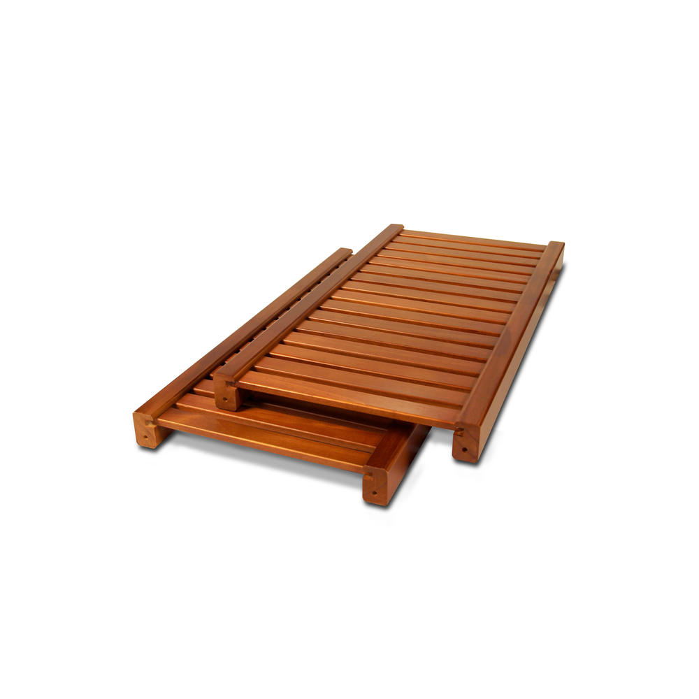 12 Inch Deep Woodcrest Adjustable Shelf Kit Carmel Finish