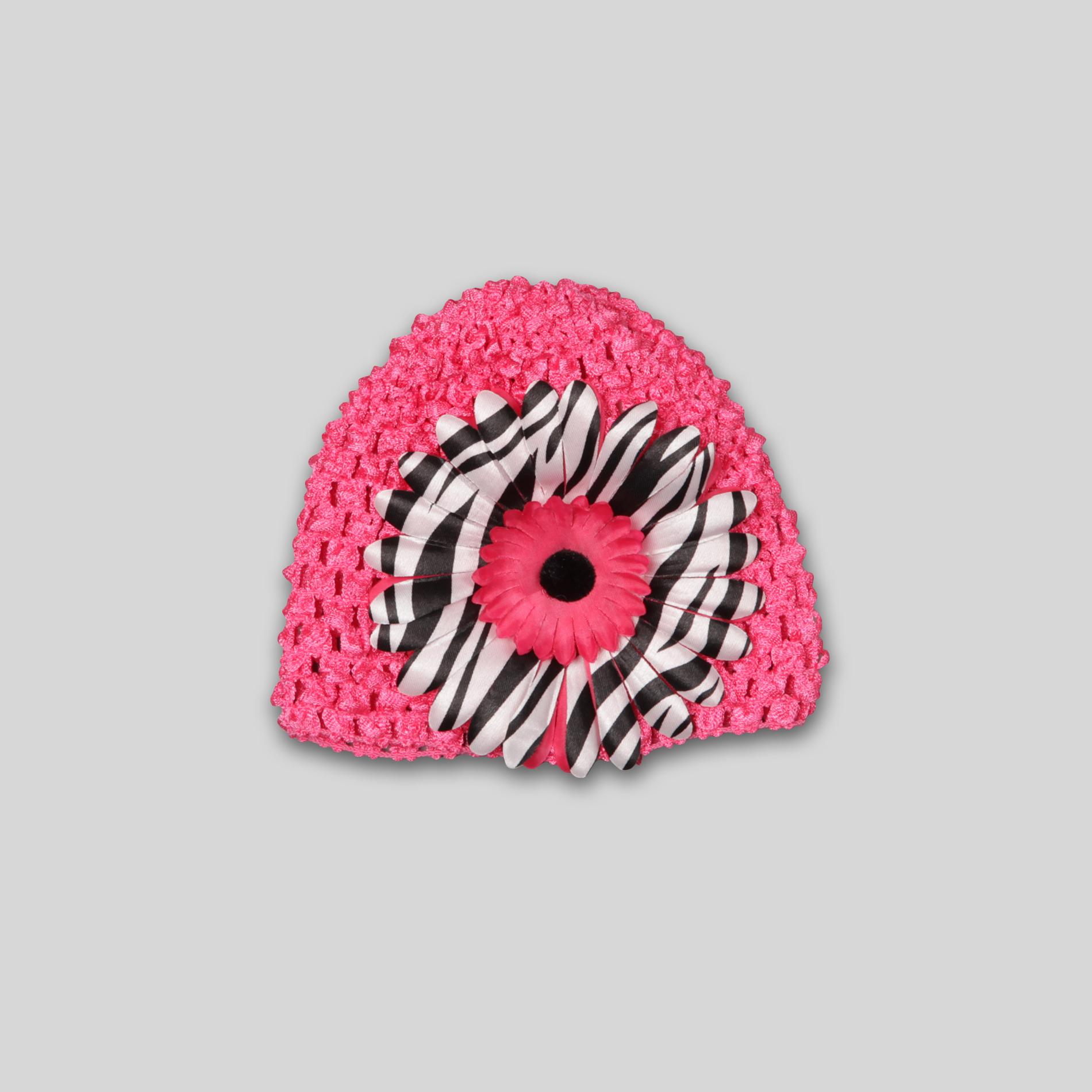 Infant Girl's Crochet Hat - Floral at Kmart.com