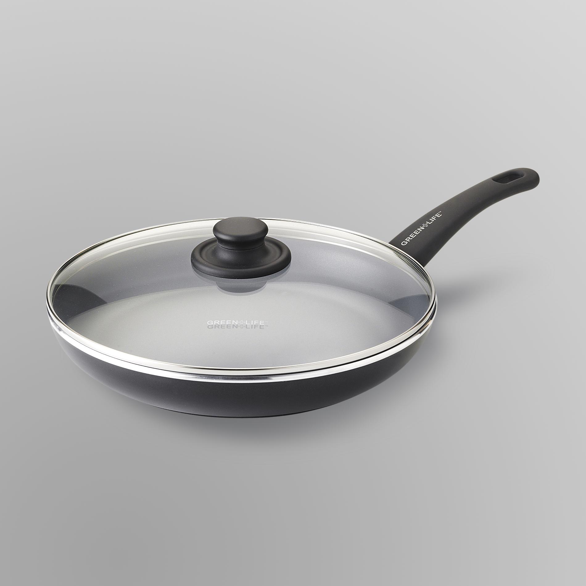 Ceramic Fry Pan & Lid Ceramic Cookware