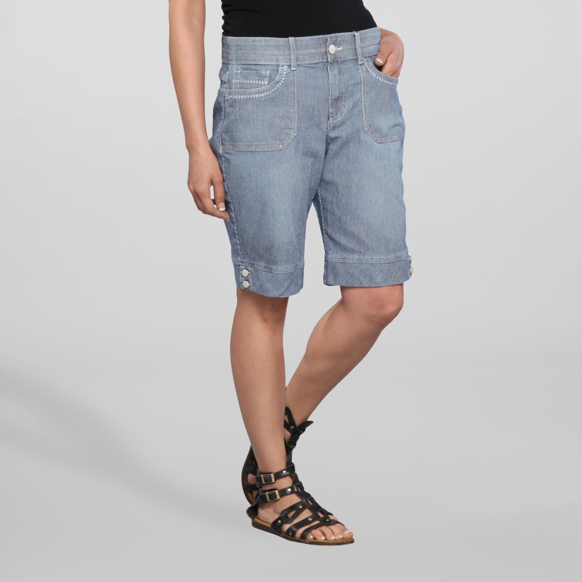 Gloria Vanderbilt Women's Denim Bermuda Shorts at Sears.com