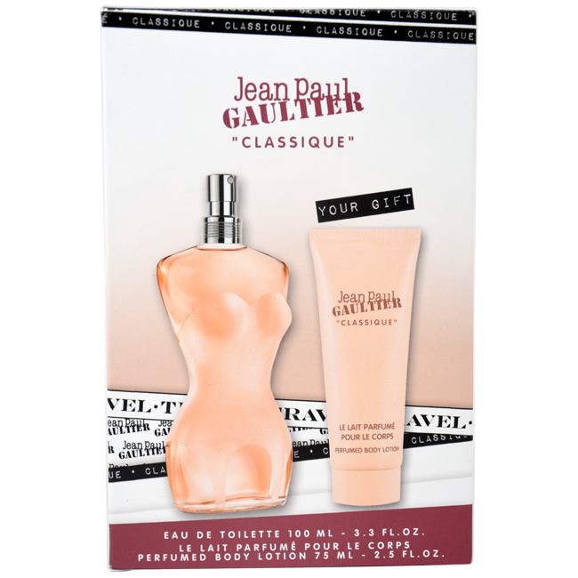 Classique by Jean Paul Gaultier for Women - 2 Pc Gift Set 3.3oz EDT Spray, 2.5oz Perfumed Body Lotion at Kmart.com