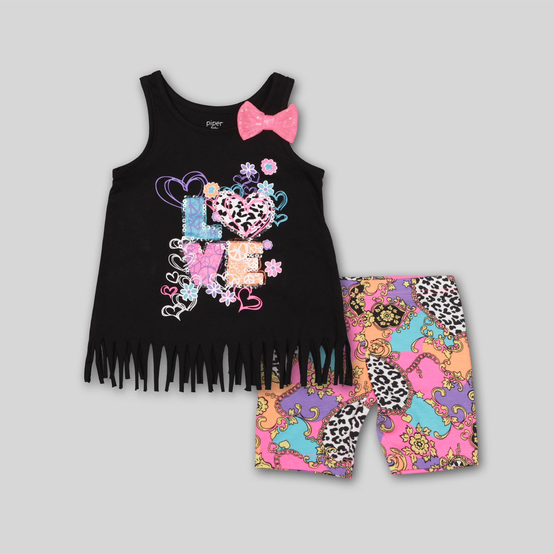Piper Baby Infant & Toddler Girl's Shorts Set - Love at Kmart.com