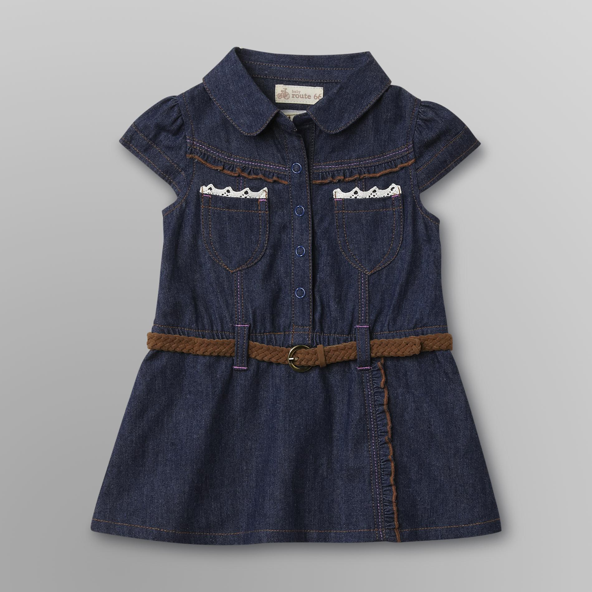 Route 66 Infant & Toddler Girl's Denim Dress at mygofer.com
