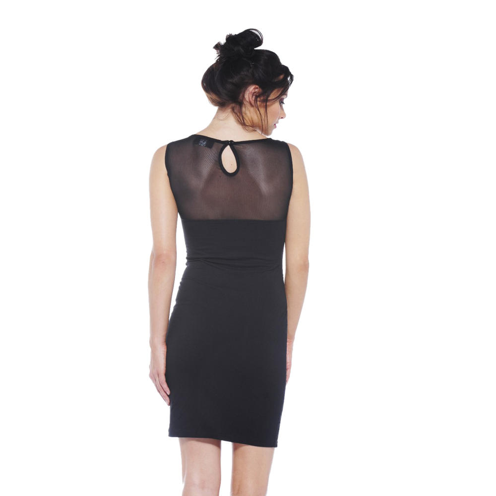 AX Paris Women&#8217;s Lace Mesh Panel Dress - Online Exclusive