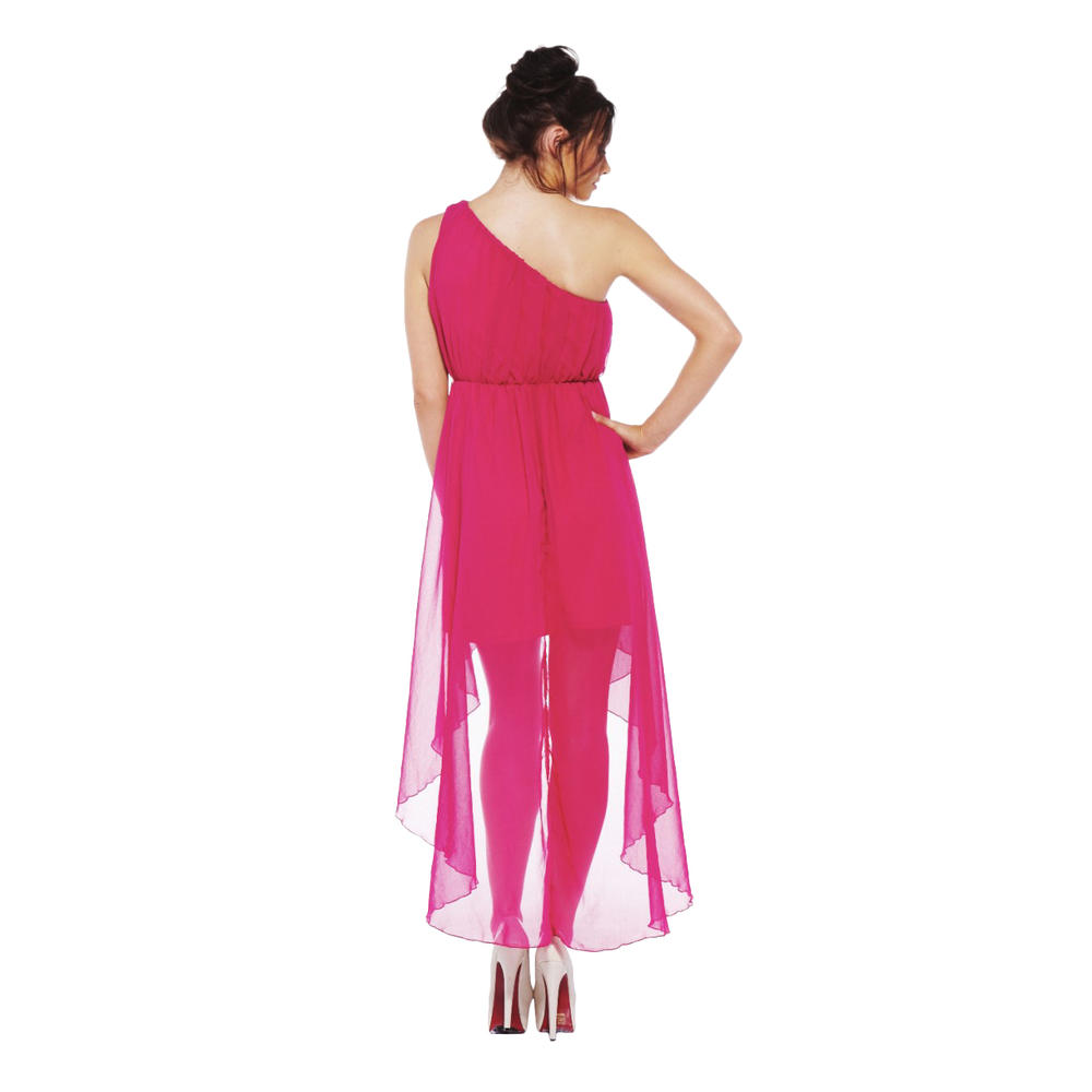 AX Paris Women&#8217;s Asymmetric Embellished Drop Back Dress - Online Exclusive