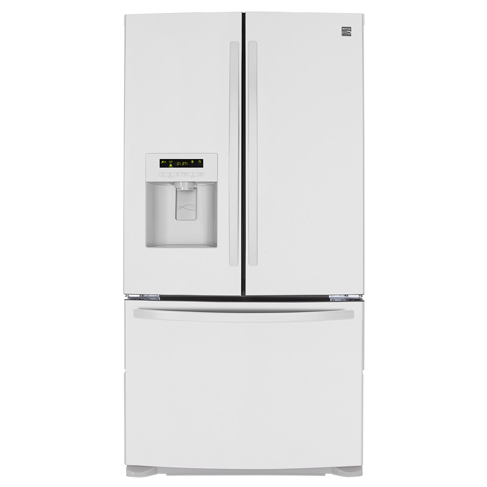 Kenmore 25 cu. ft. French Door Bottom-Freezer Refrigerator - White