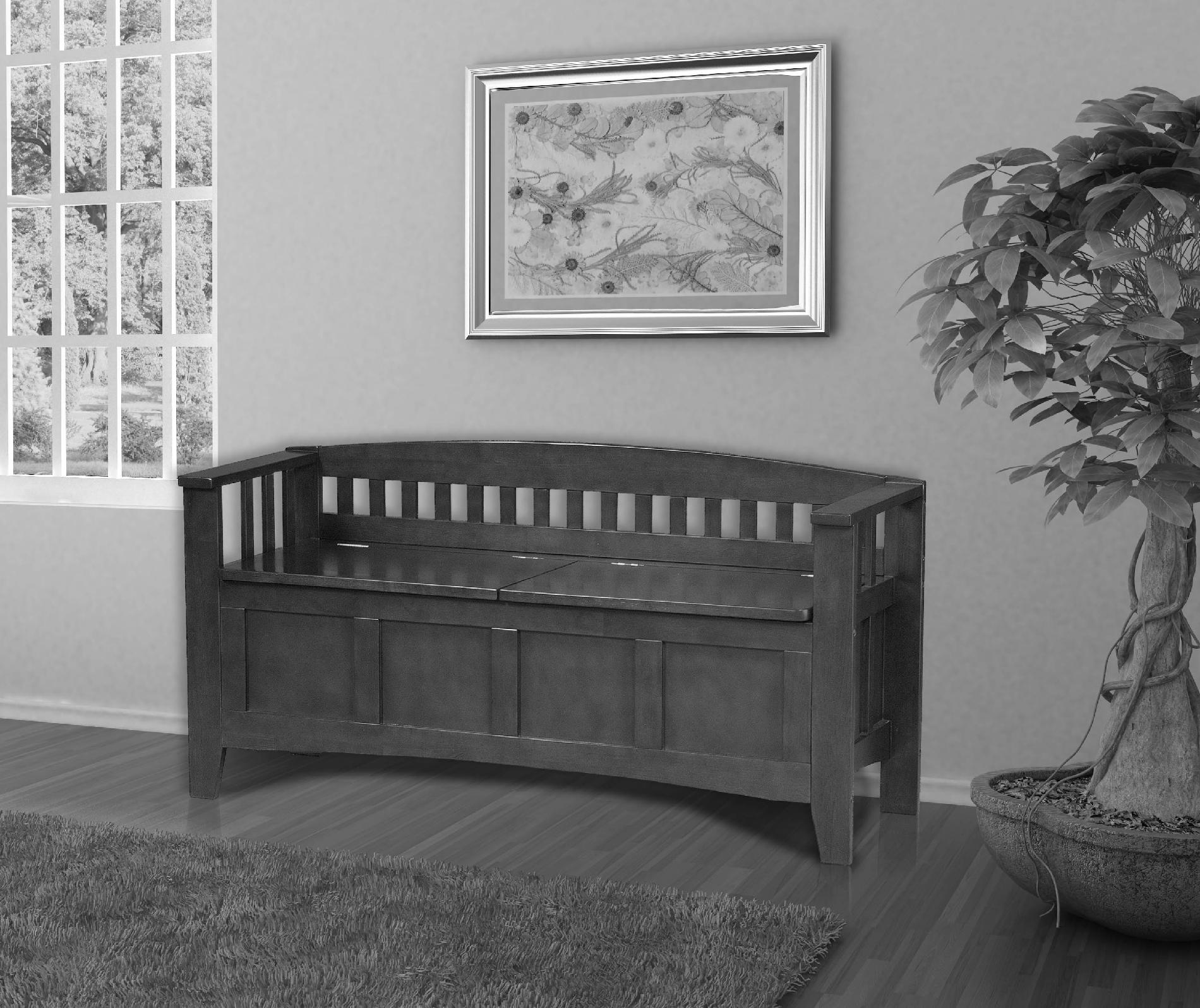 Storage Bench Short Split Seat Storage at Kmart.com
