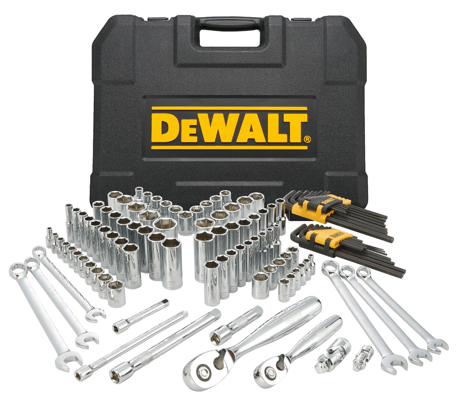 Sears deals on DeWalt 118 Piece Mechanics Tool Set, 1/4-Inch & 3/8-Inch Drive
