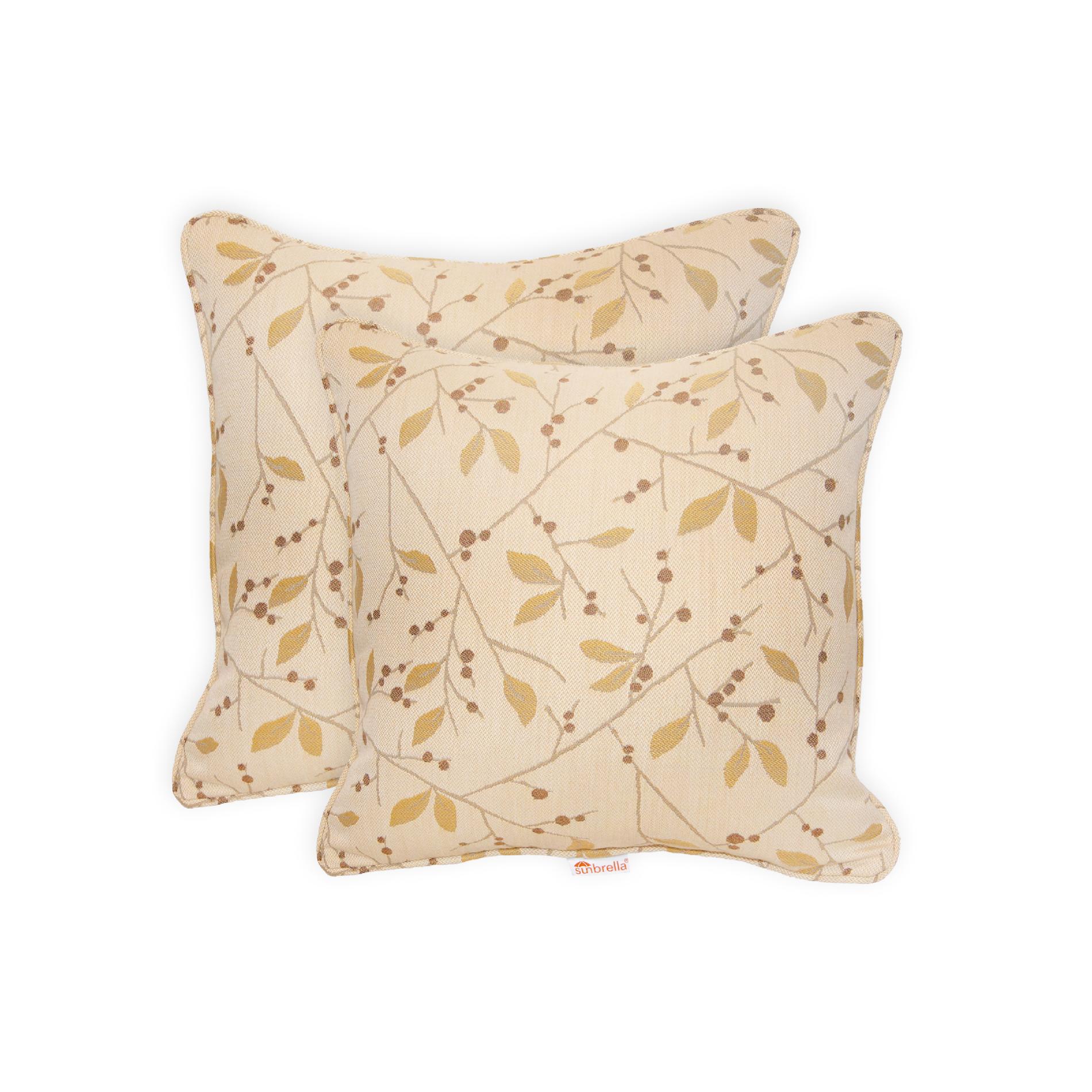 Pack of 2 Deluxe (16") Throw Pillows - Color:  Grove Oat