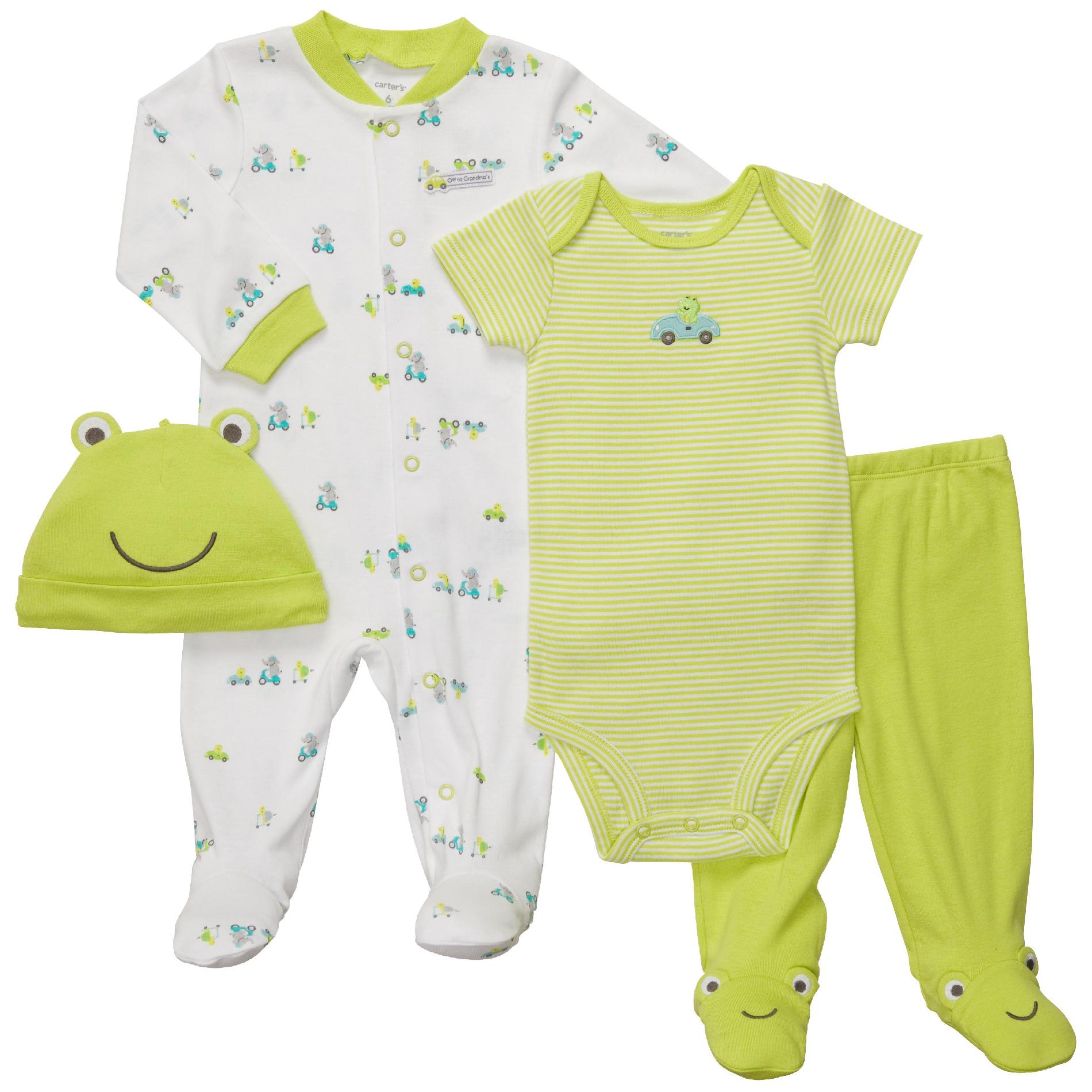 Carter's 4 pc Layette Set Boy green frog at Sears.com