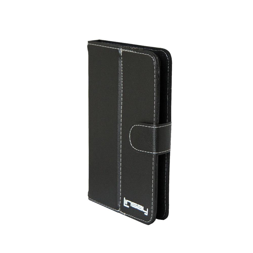 Portfolio 7" Tablet  Blended Leather Protective Case - Multiple viewing angles - works on any tablet