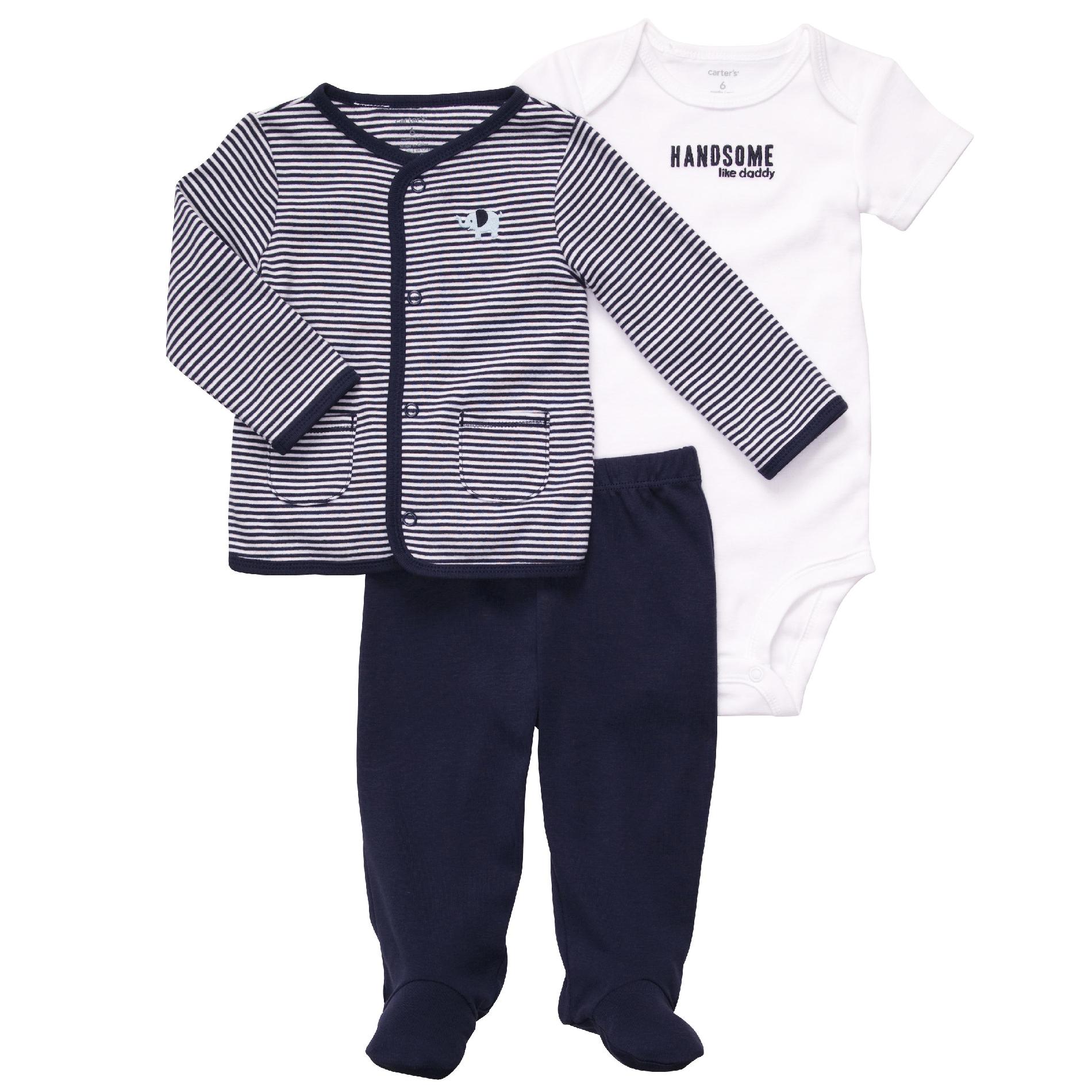 Carter's Infant Boy's Bodysuit, Shirt & Pants - Elephant at Sears.com