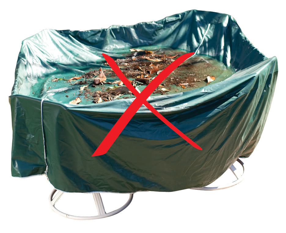 Duck Covers 62"L Patio Loveseat Cover with Inflatable Airbag 