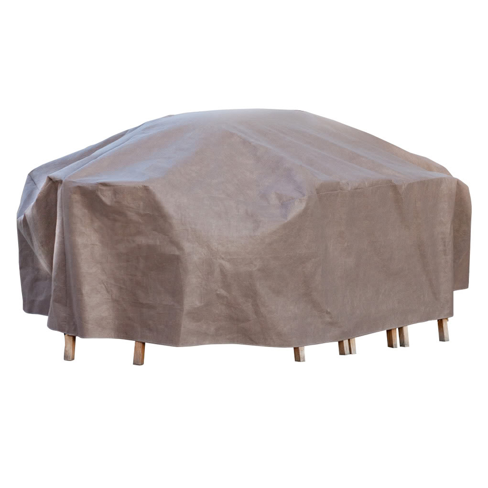 Duck Covers Elite 109L Rectangle Patio Table and Chairs Cover with Inflatable Airbag
