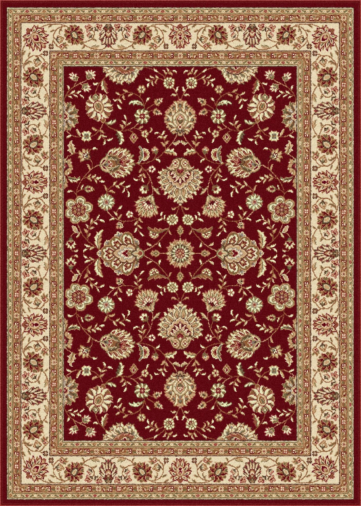 Tayse Rugs Elegance 5140 Red 7 ft. 6 in. x 9 ft. 10 in. Traditional Area Rug at Sears.com