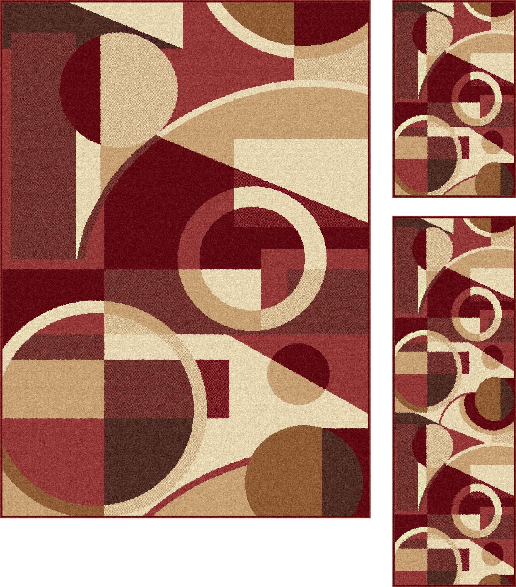 Tayse Rugs Elegance 5150 Multi Contemporary Area Rug 3 pc. Set at Sears.com