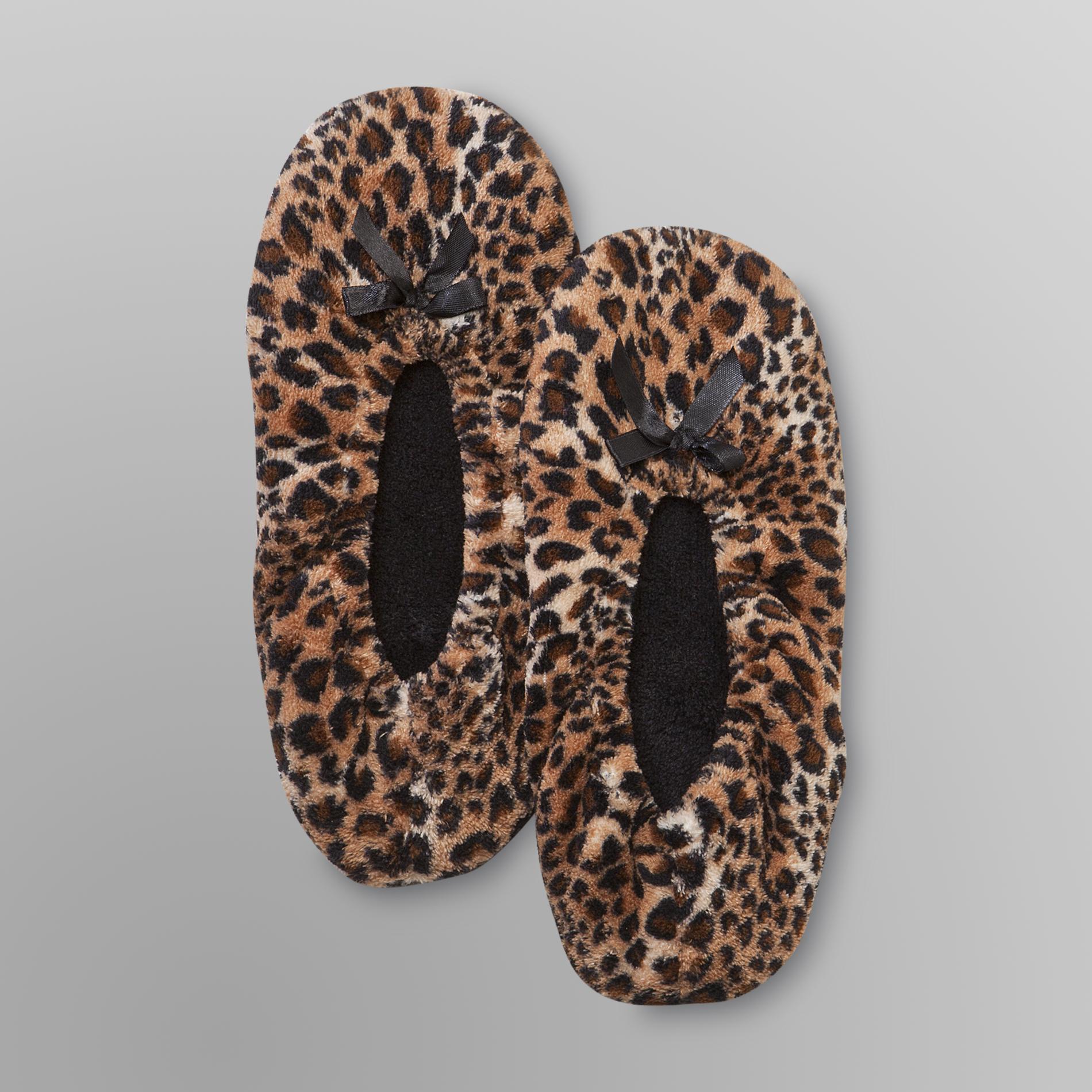 Joe Boxer Women's Slippers - Leopard Print at Sears.com