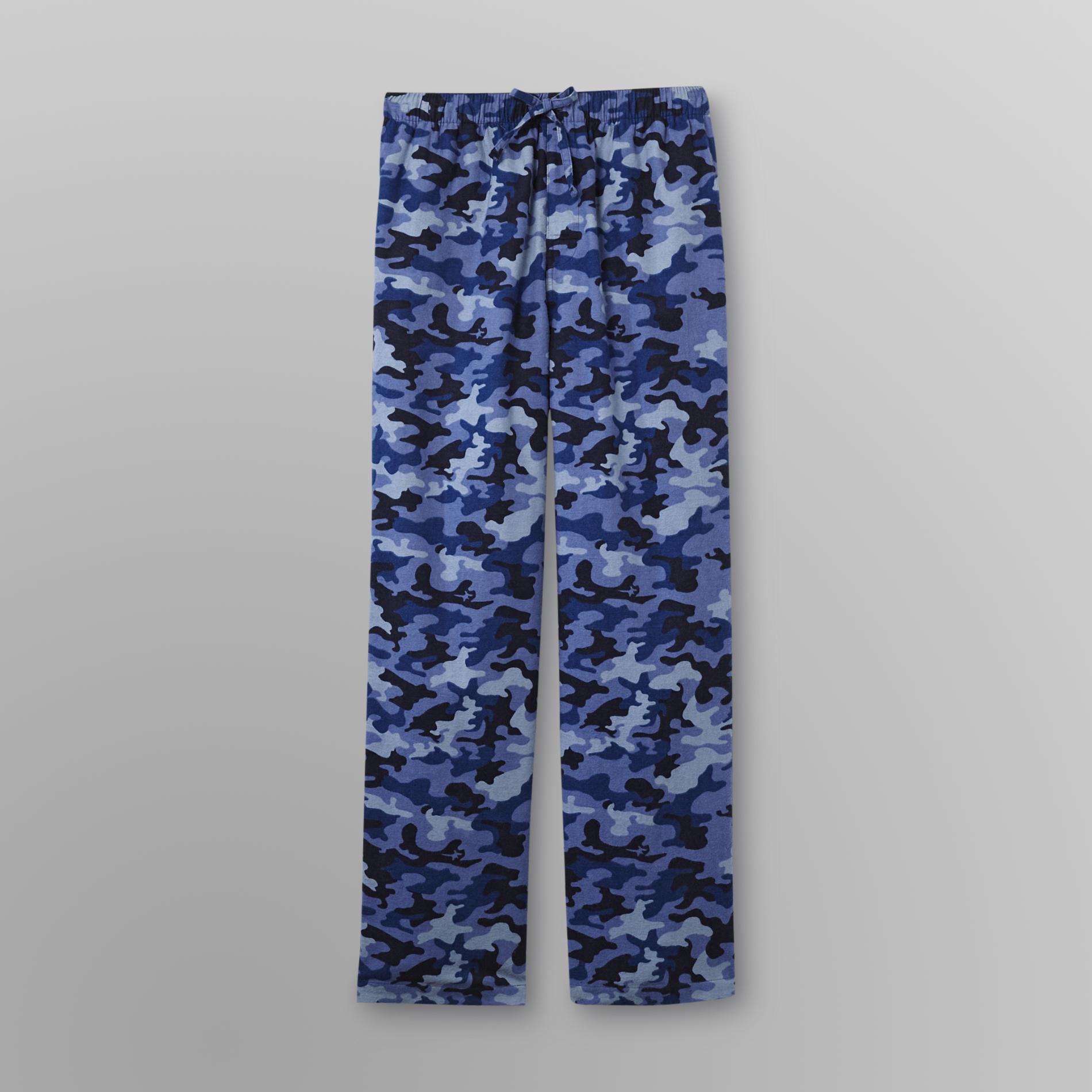 Joe Boxer Men's Big & Tall Cotton Flannel Lounge Pants Camo