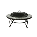 Uniflame Marble Classic Round Tile Fire Pit