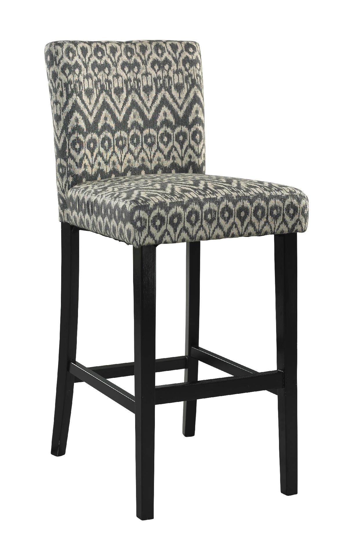 Linon Morocco Stool - Driftwood