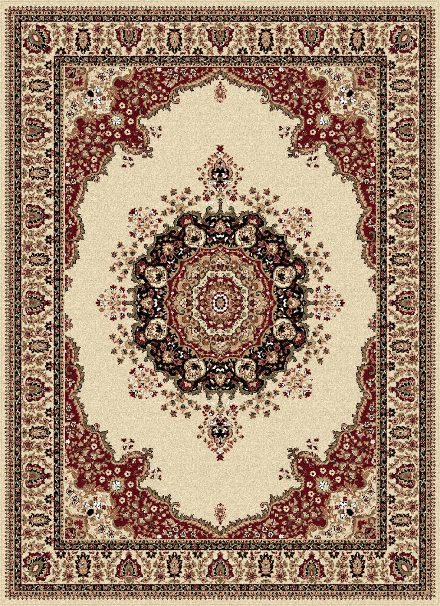 Tayse Rugs Sensation 4702 Beige 5 ft. 3 in. x 7 ft. 3 in. Traditional Area Rug at Sears.com