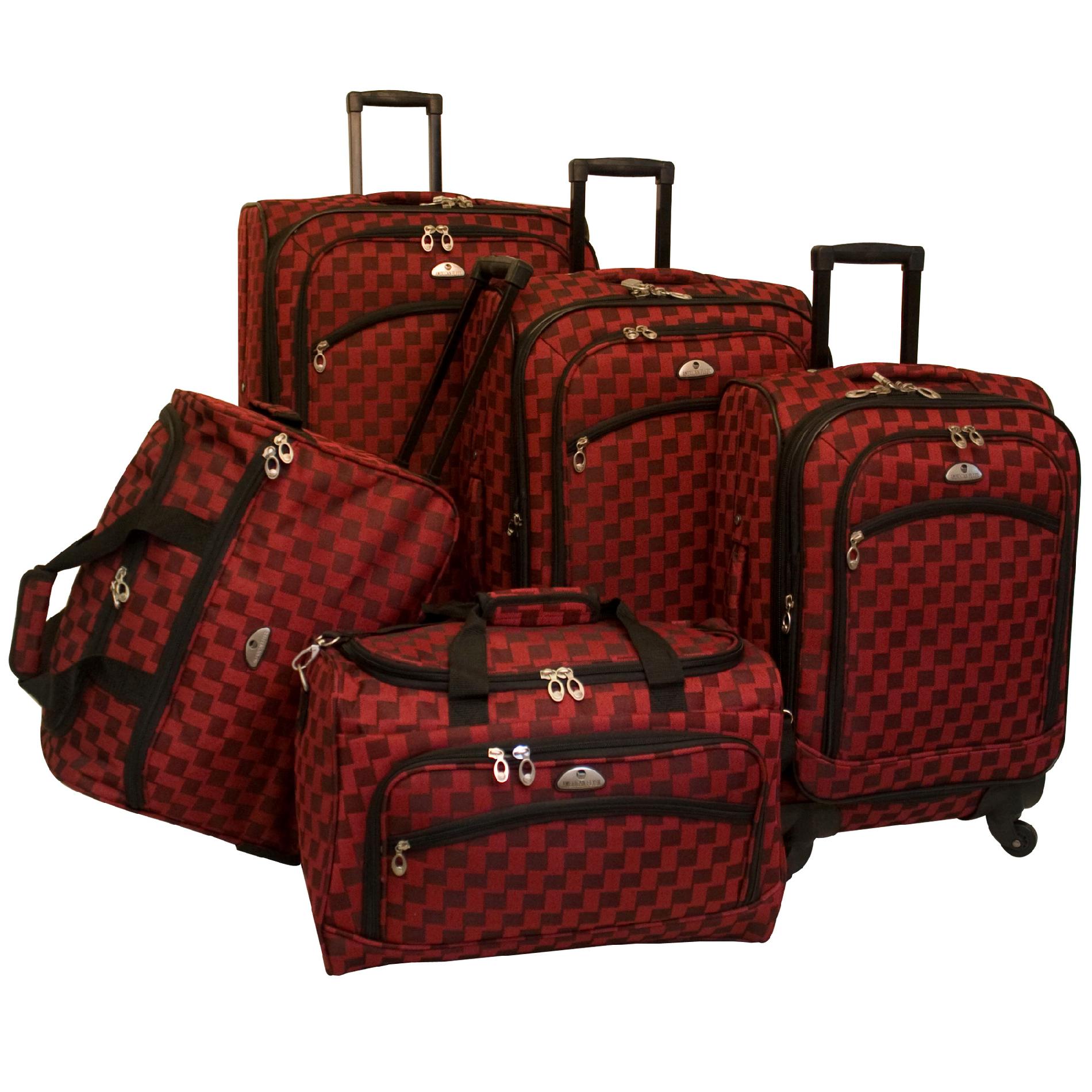 American Flyer Madrid 5-Piece Spinner Luggage Set