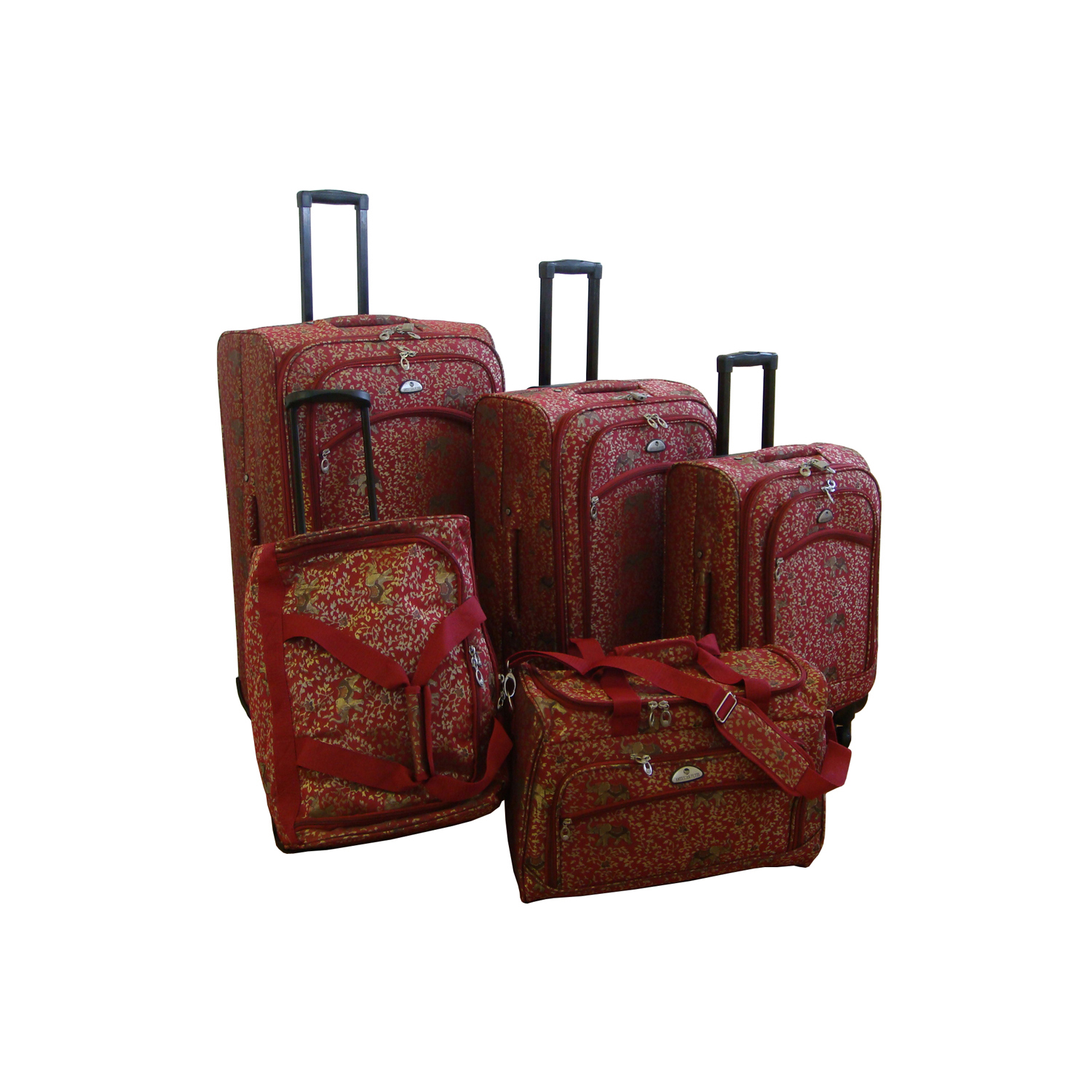 American Flyer Budapest 5-Piece Spinner Luggage Set