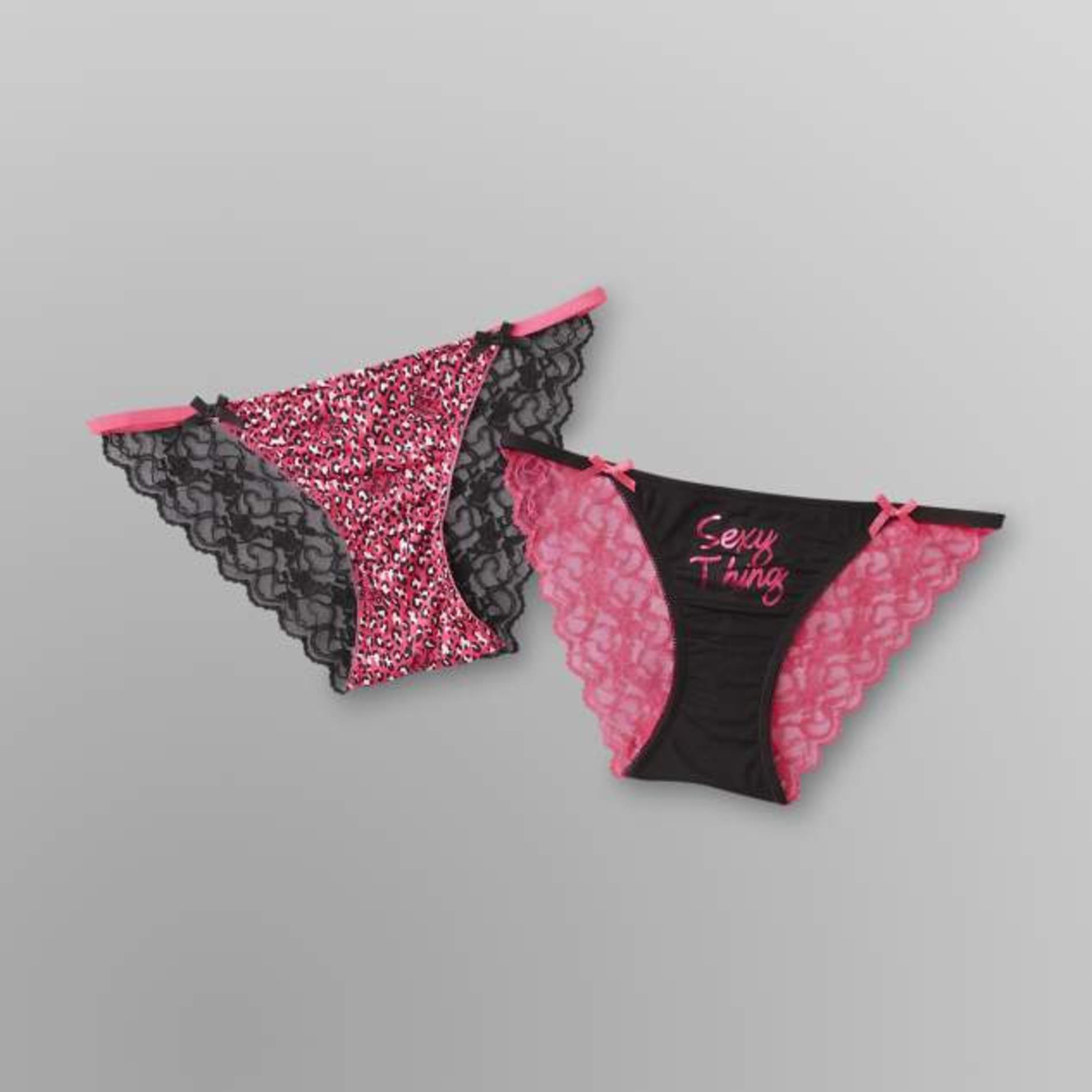 Joe Boxer 2 Packs Women's Lace Panties Sexy Thing