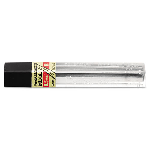 Pentel® Super Hi-Polymer Lead Refills, 0.5mm, B, Black, 12 Leads/Tube at Kmart.com