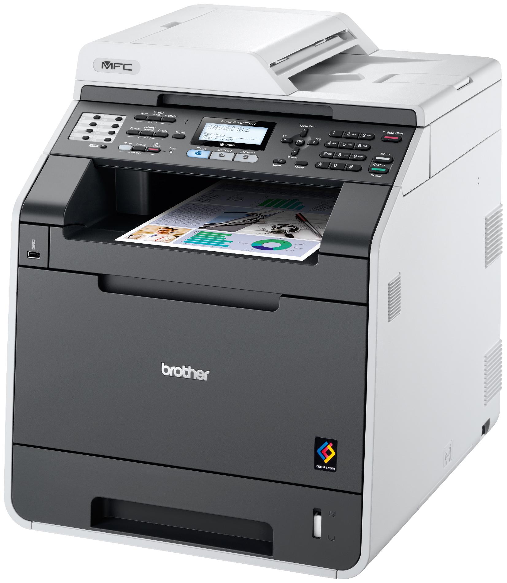 UPC 012502625117 product image for Brother MFC-9460CDN Color Laser All-in-One Printer | upcitemdb.com