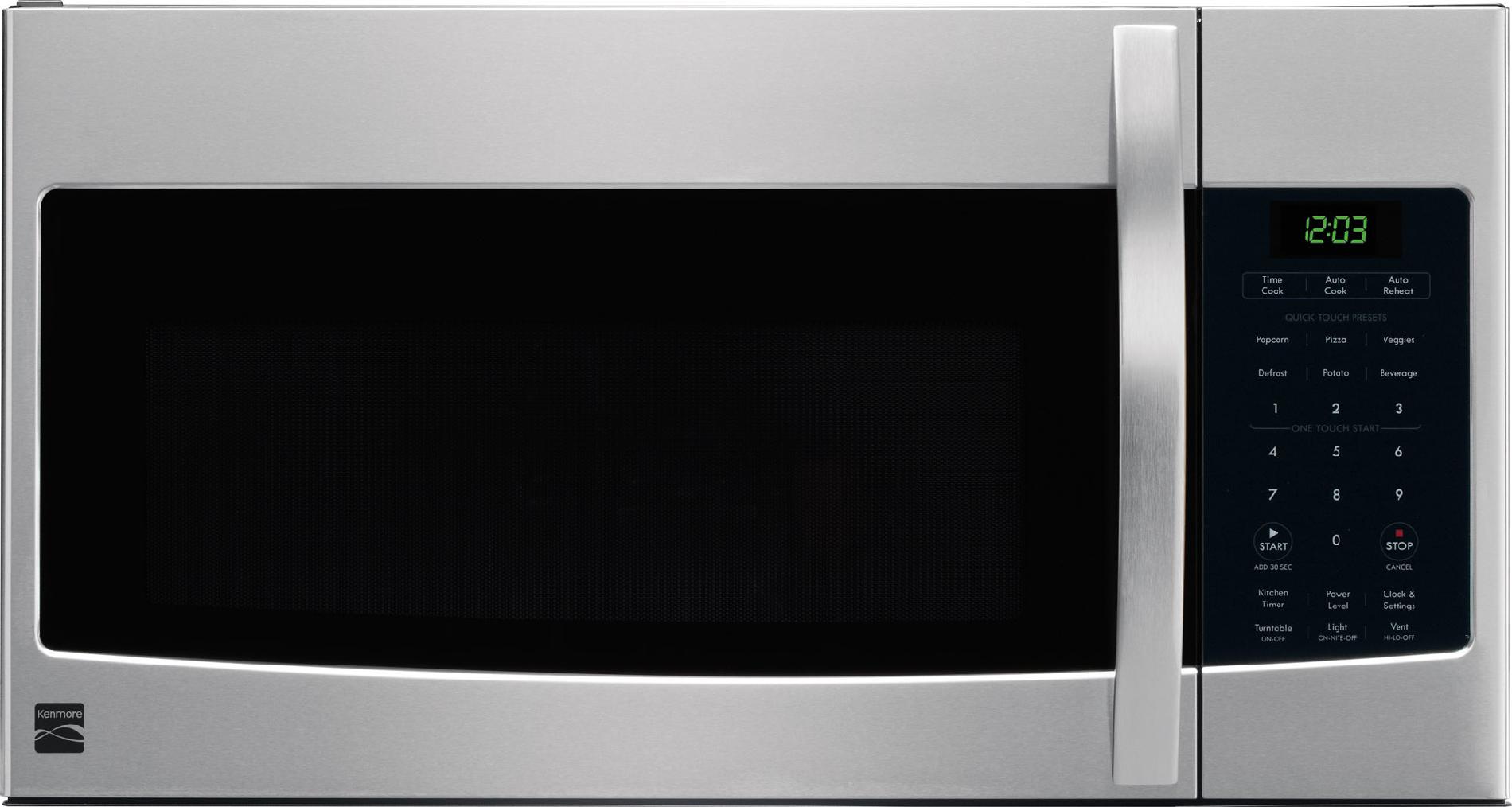 Kenmore 1.6 cu. ft. Over-the-Range Microwave - Stainless Steel