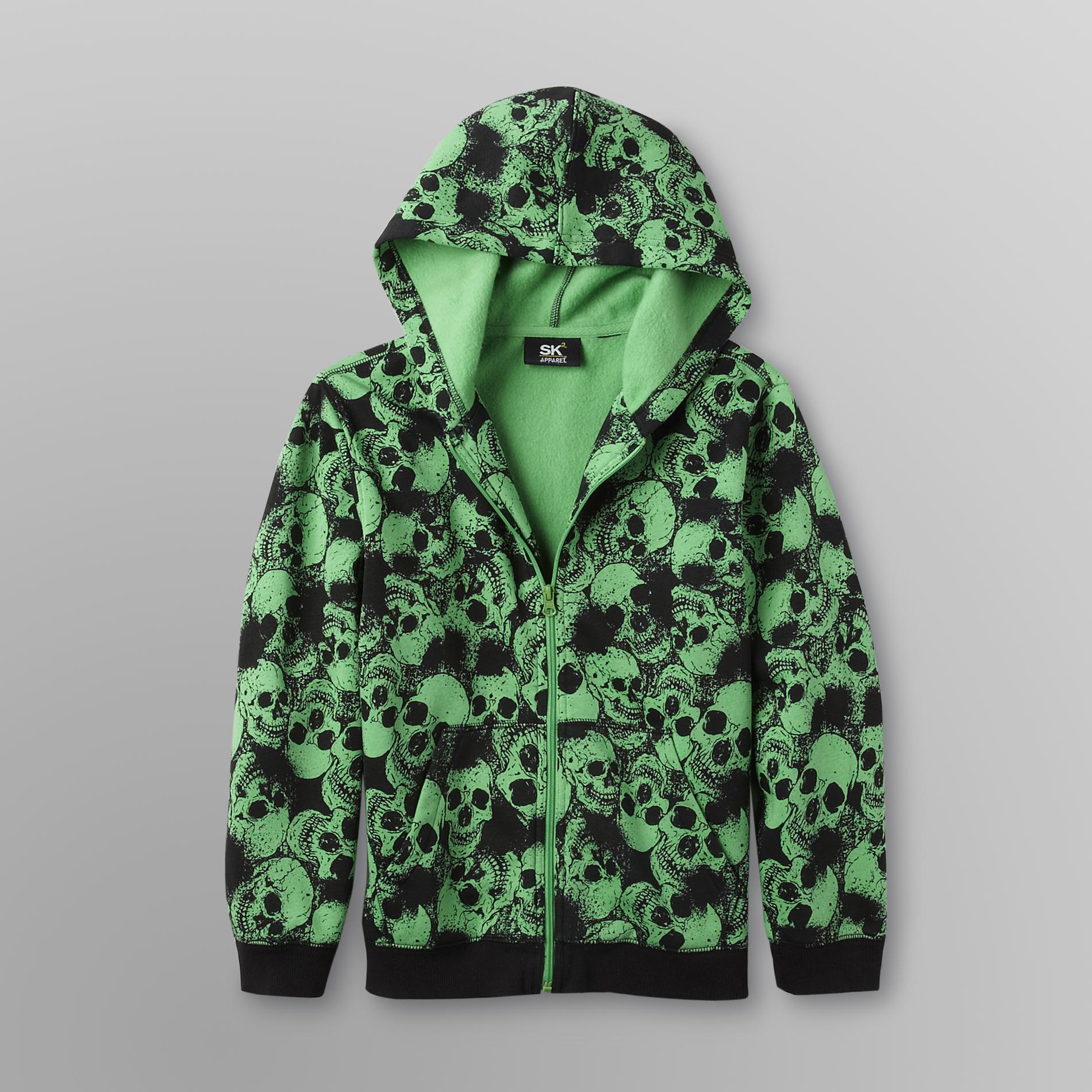 SK2 Boy's Hoodie Jacket - Skulls at mygofer.com