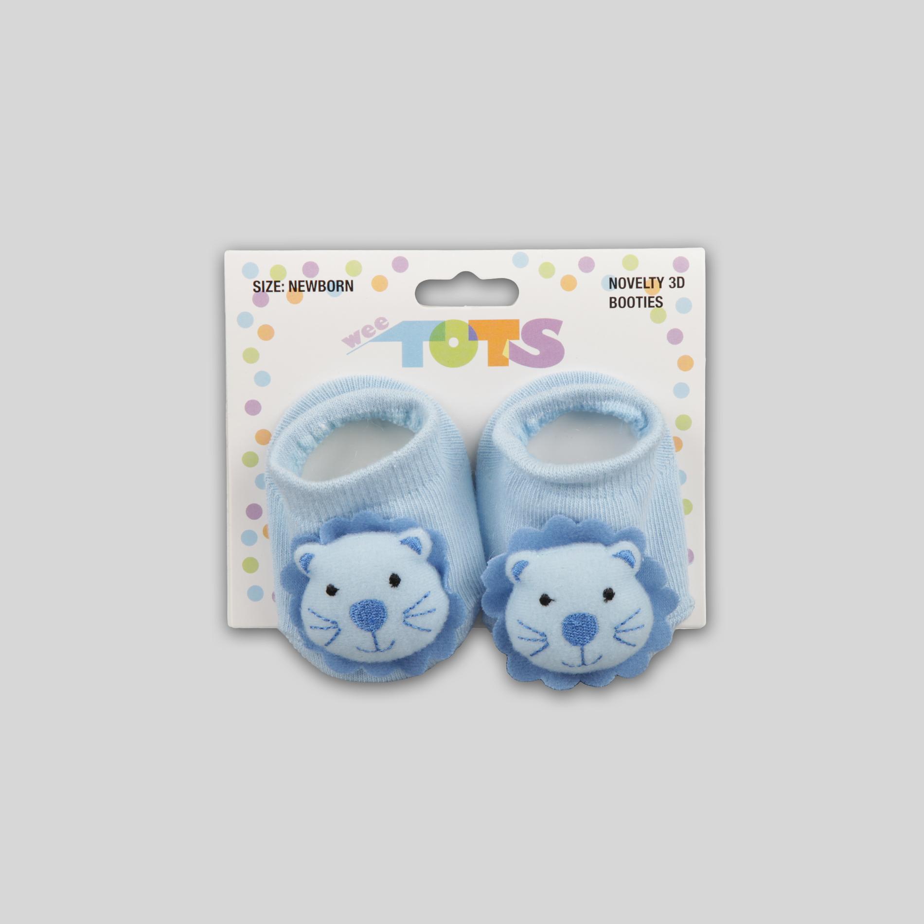 Infant Boy's Knit Booties - Lion at Kmart.com