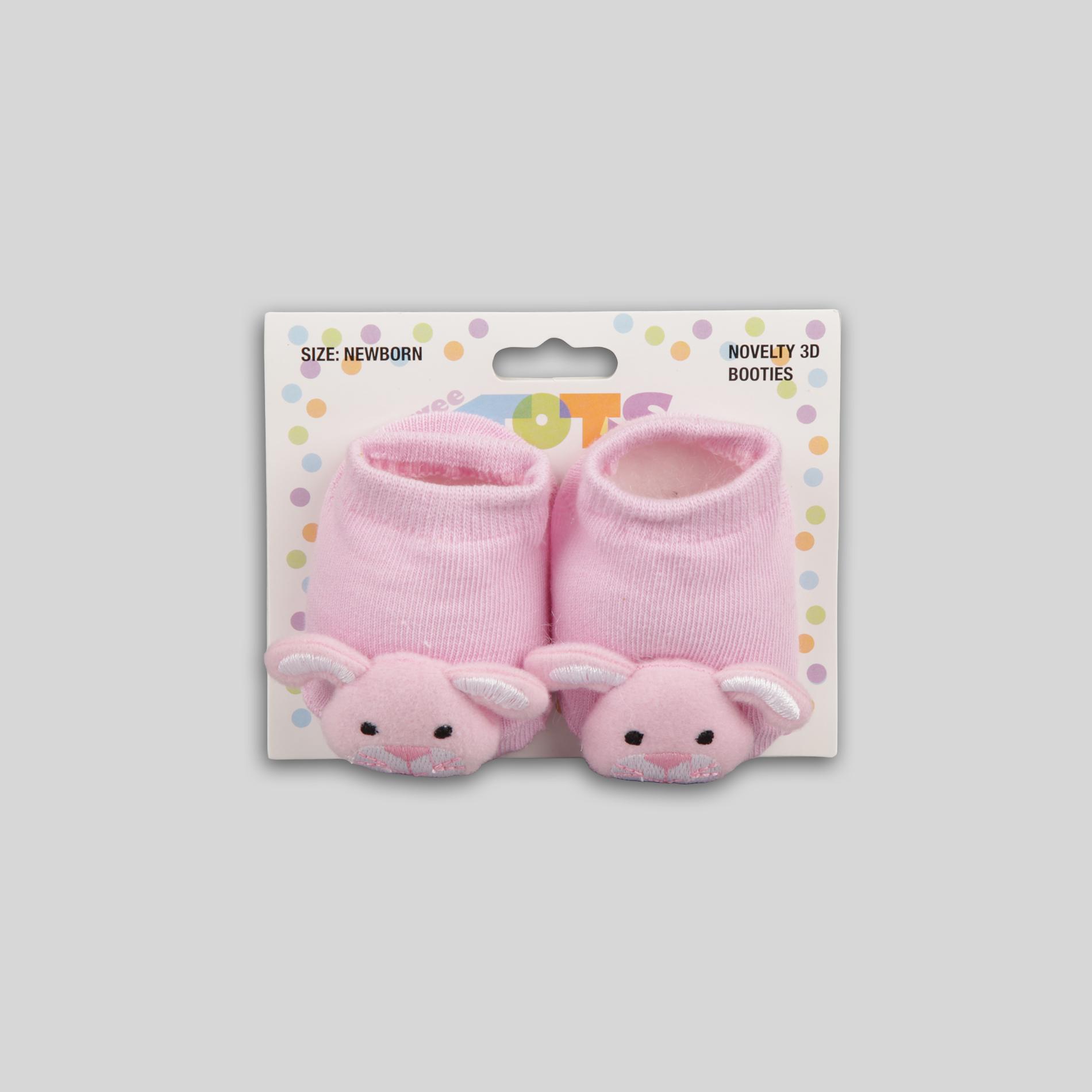 Infant Girl's Knit Booties - Bunny at Kmart.com