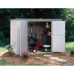 Arrow Buildings GS83 Garden Shed Storage Building (8 ft. x 3 ft.)