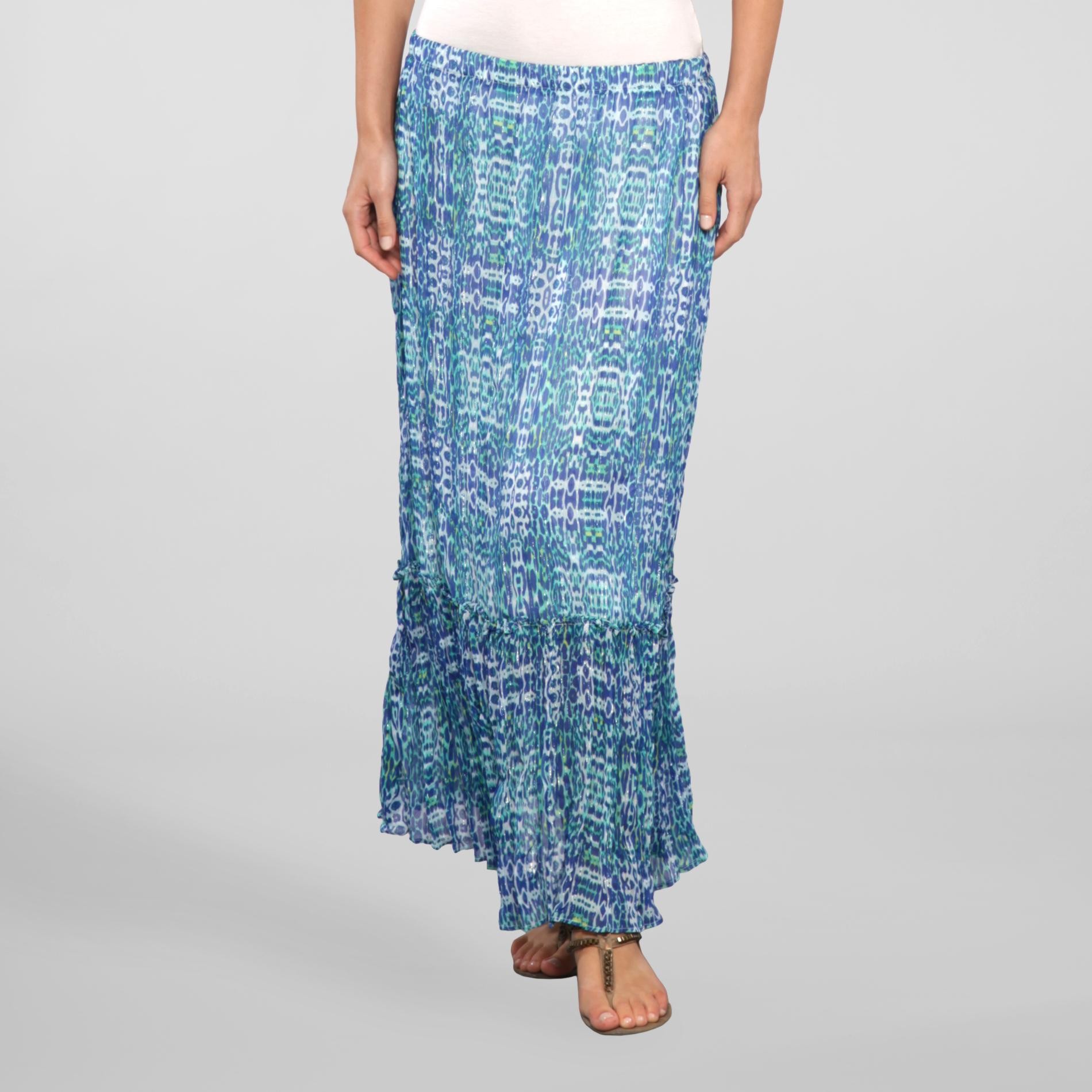 Jaclyn Smith Women's Maxi Skirt - Tribal at Kmart.com