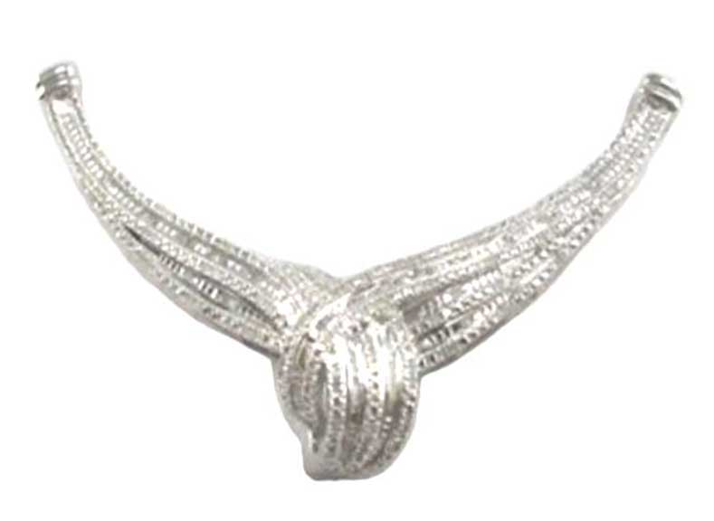 1 Cttw. Diamond Knot Necklace