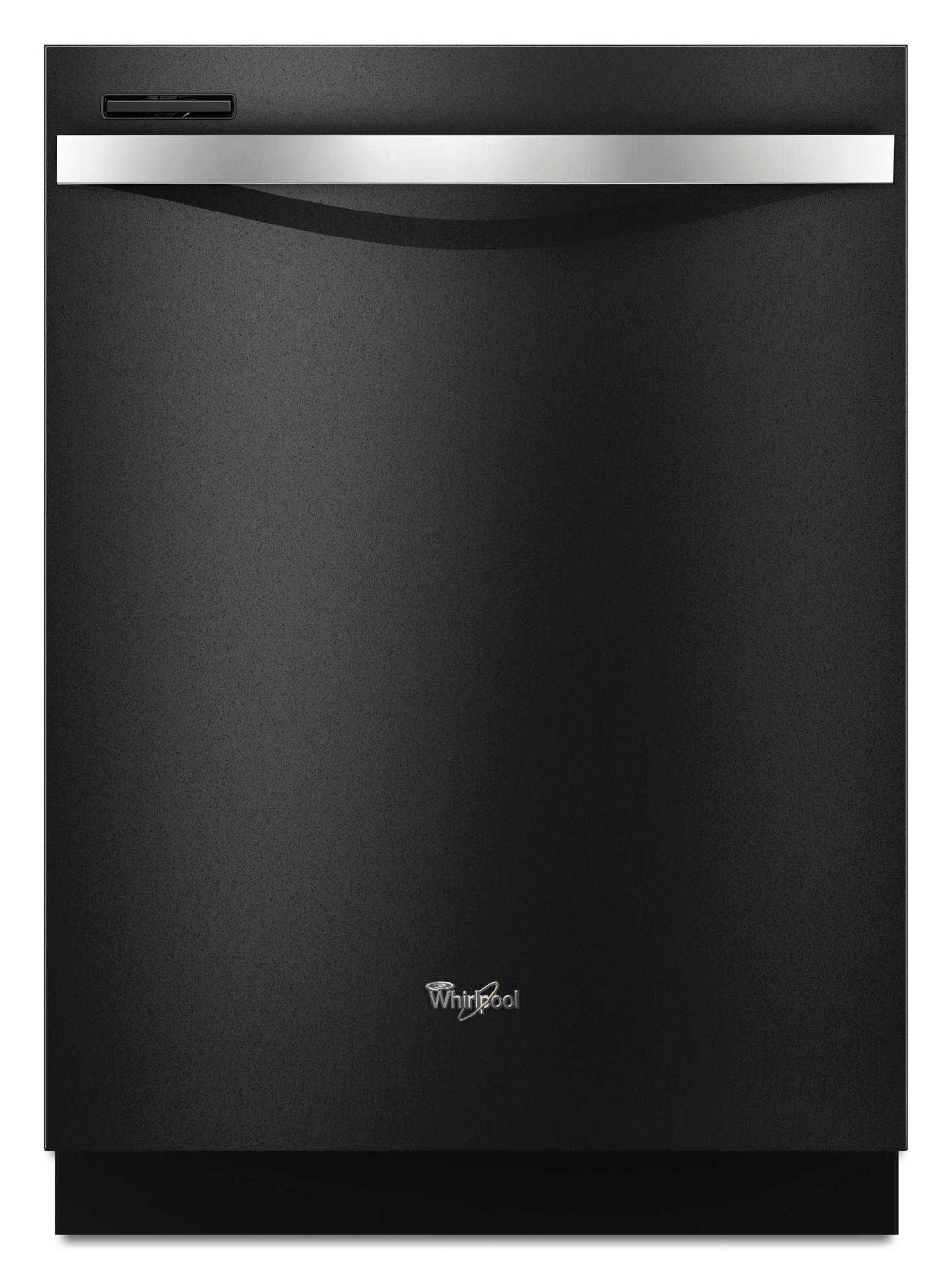 Whirlpool 24″ Builtin Dishwasher W/ Top Rack Wash Option Black Ice