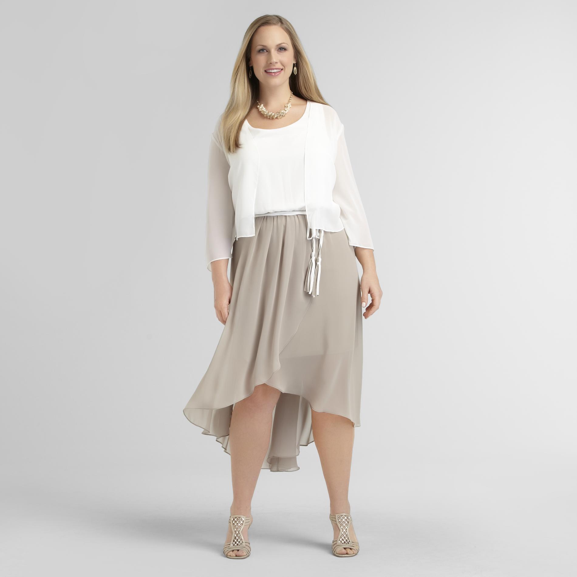 JBS Women's Plus High-Low Jacket Dress at Sears.com