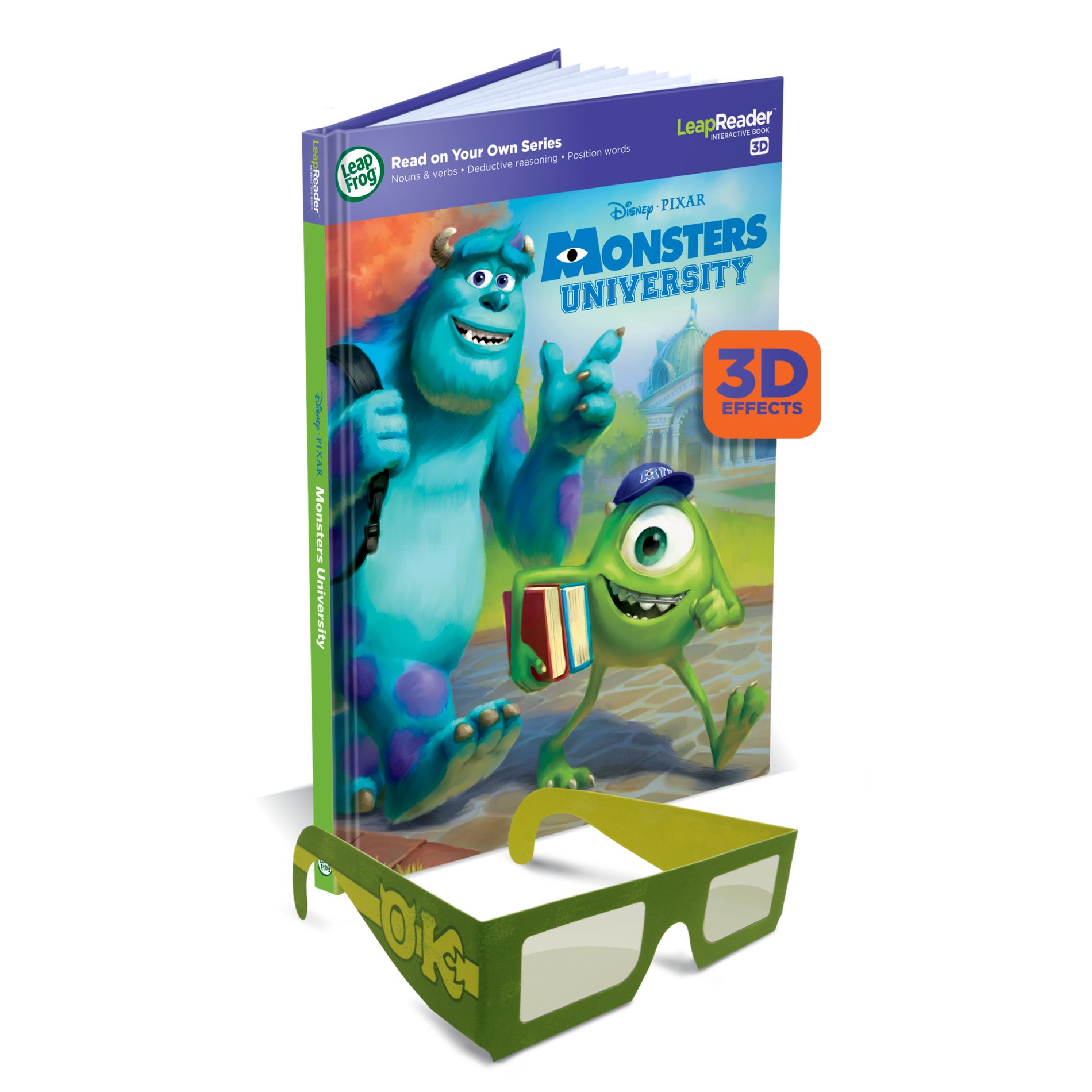 LeapFrog LeapReader 3D Book: Disney Pixar Monsters University (works with Tag)