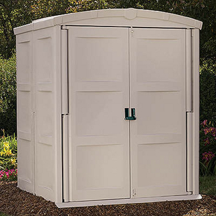 Suncast -Storage Shed Large (5 ft. 5 in. D x 5 ft. 6 in. W x 6 ft. 11 ...