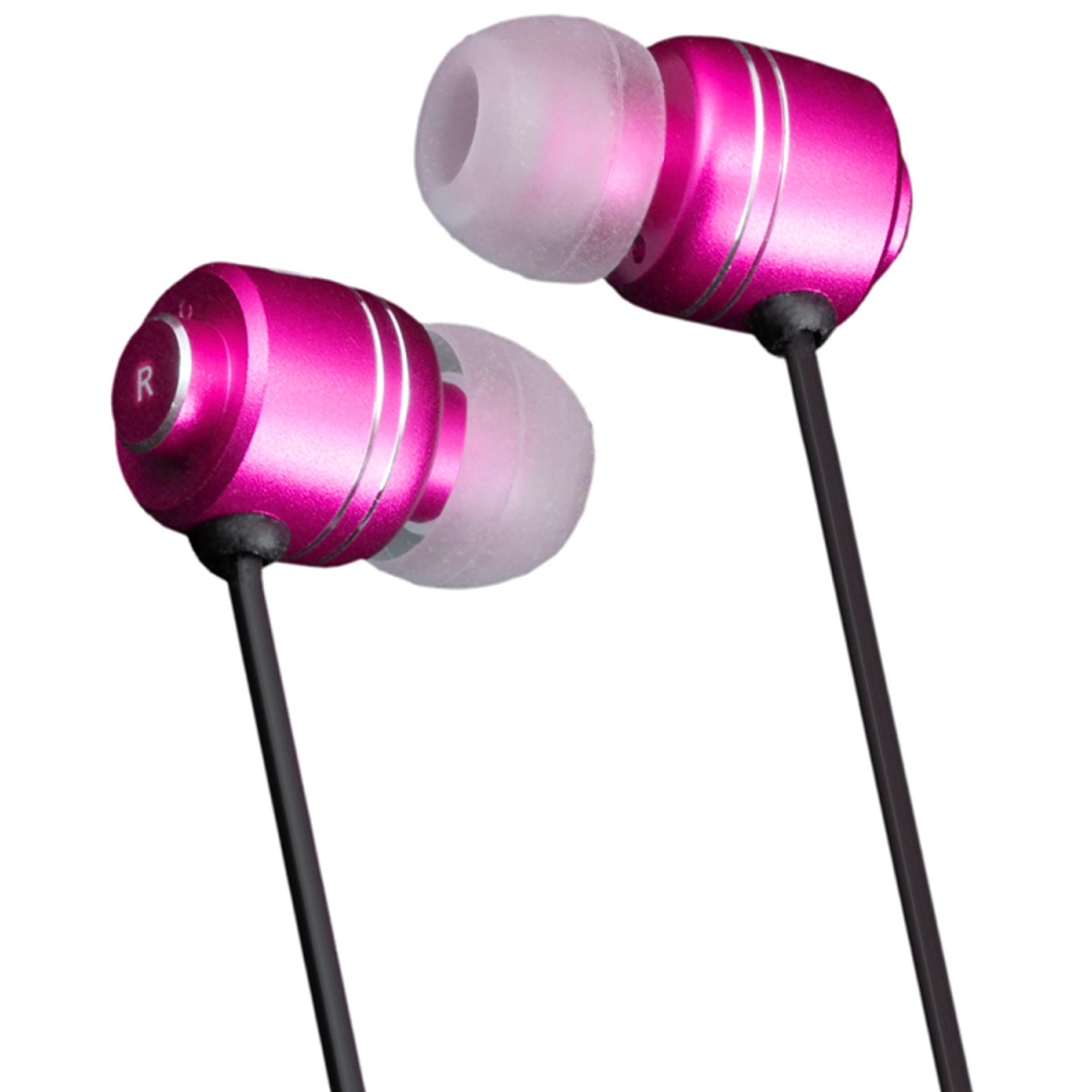 EAN 9328854001556 product image for PRO Noise Isolation Alloy Earphones - Pink | upcitemdb.com